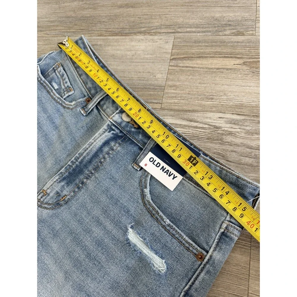 Old Navy NWT High Rise OG Straight Denim Shorts Size 8